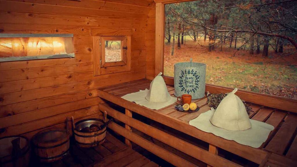 Con quale legno è fatta una sauna