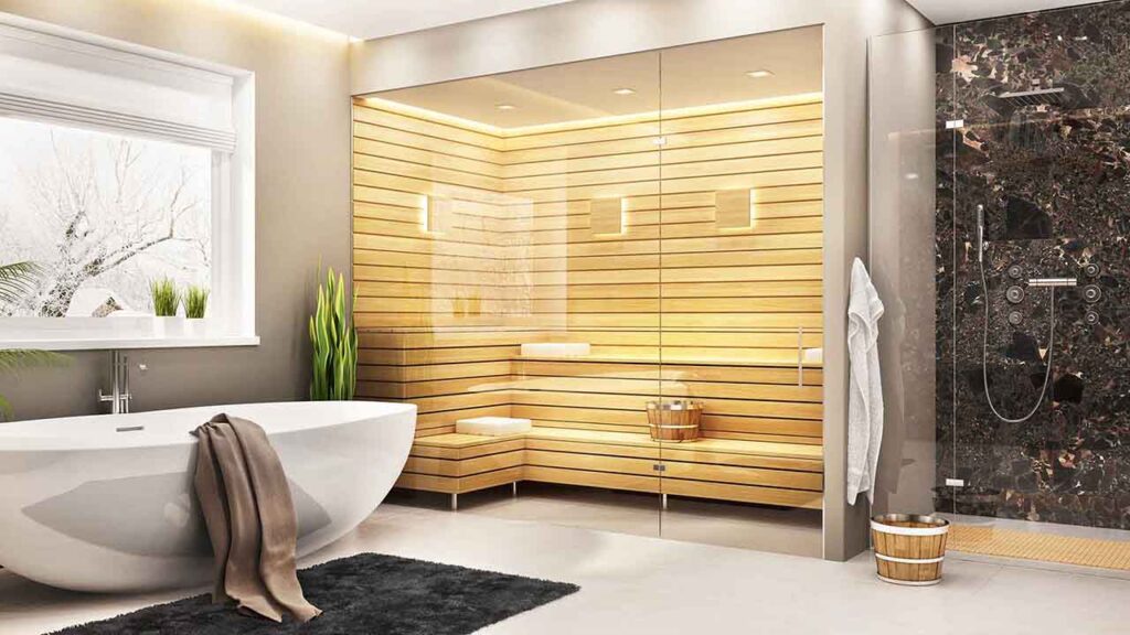 sauna più grande da mettere in casa