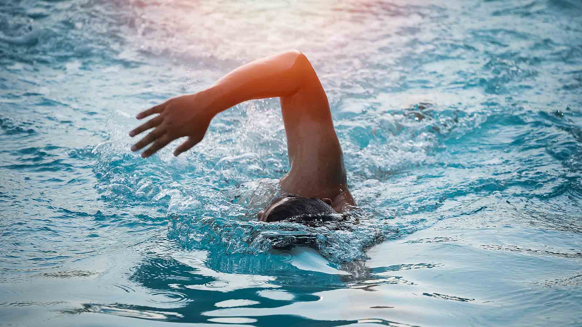 allenamento con idromassaggio controcorrente