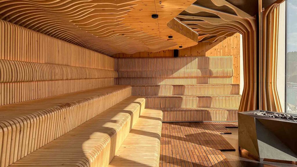 Sauna e design biofilico