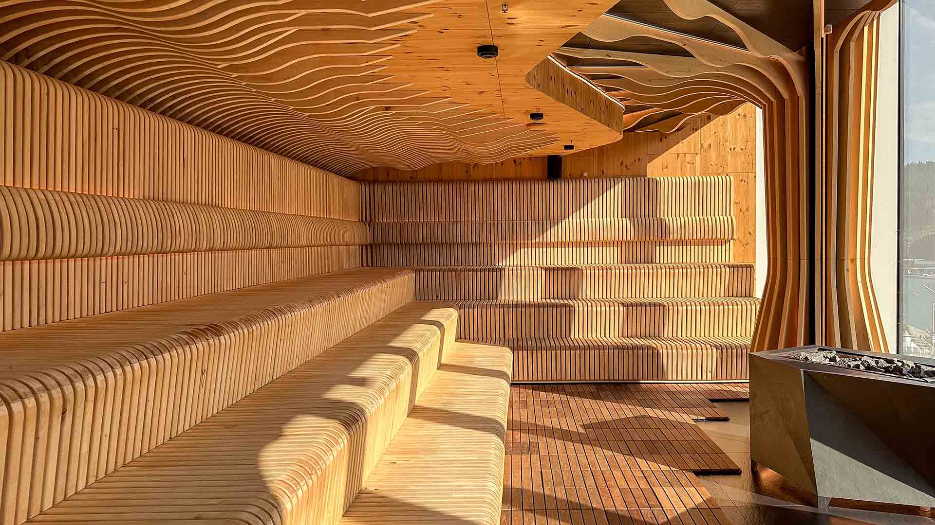 Sauna e design biofilico